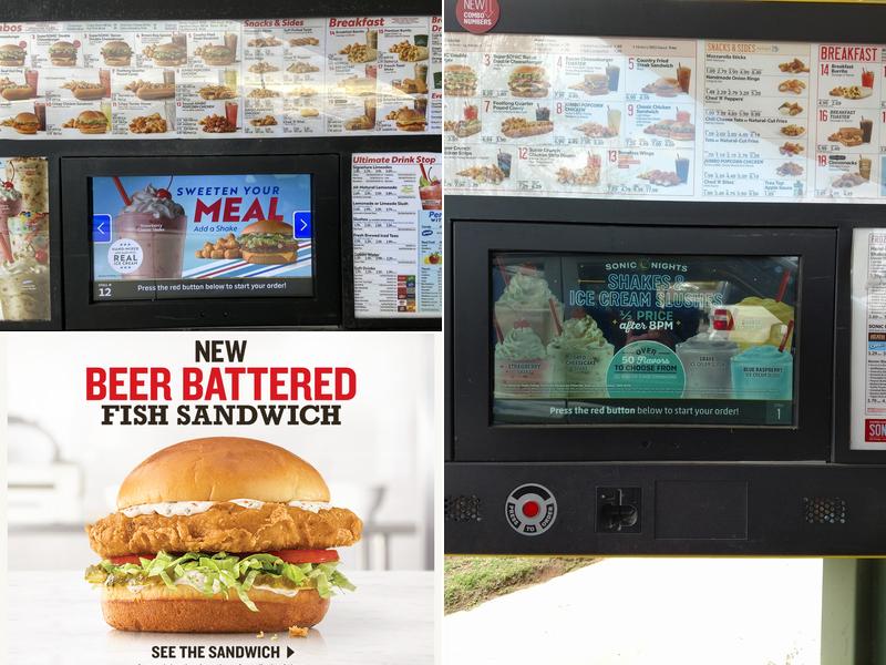 Sonic Drive-In Menu