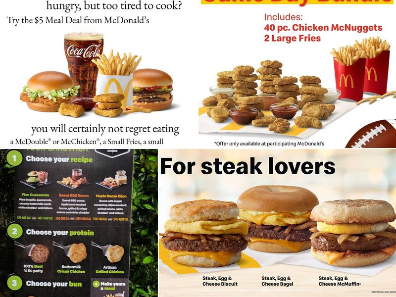 McDonald's Menu