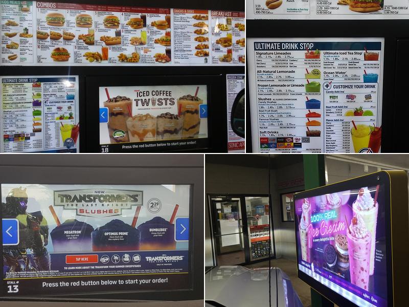 Sonic Drive-In Menu