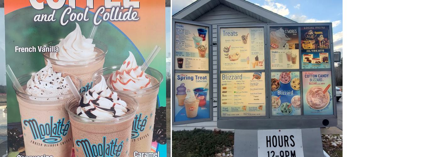 Dairy Queen Store Menu