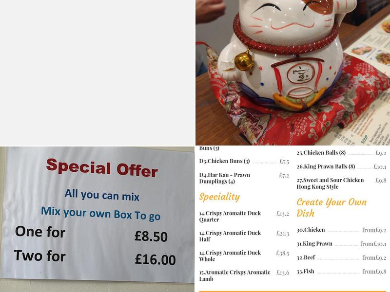 Mimi Chinese Restaurant & Takeaway Menu