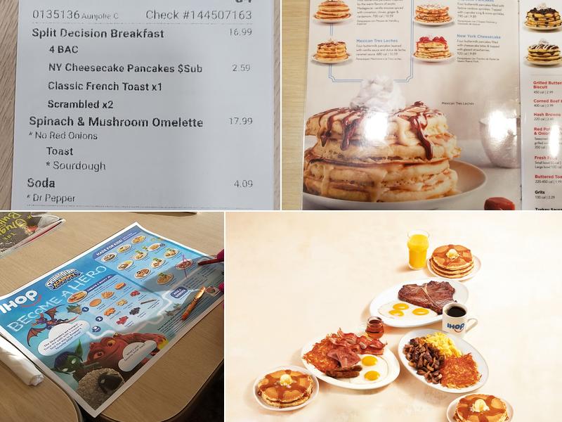 IHOP Menu