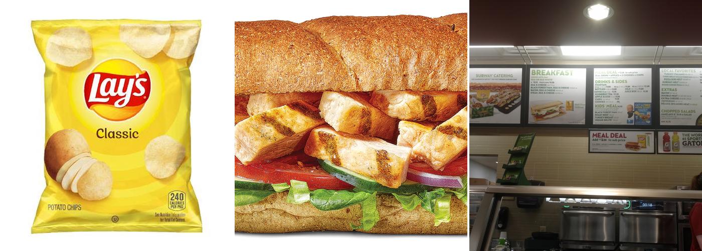 Subway Menu