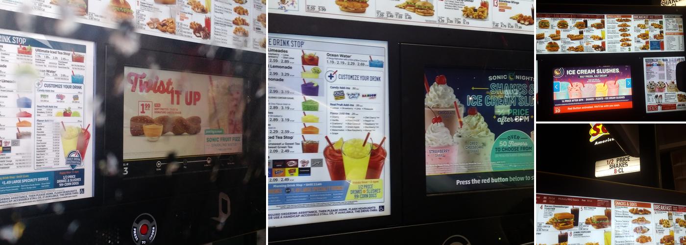Sonic Drive-In Menu