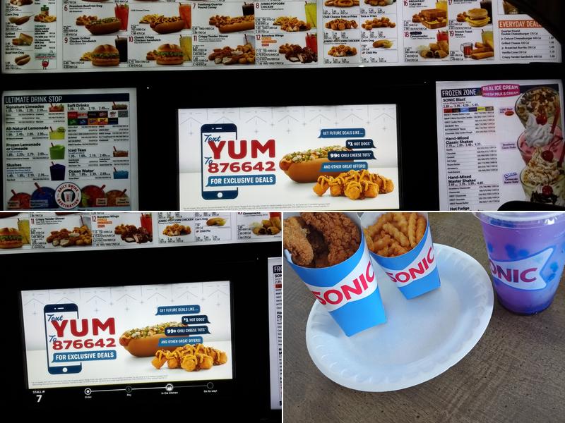Sonic Drive-In Menu