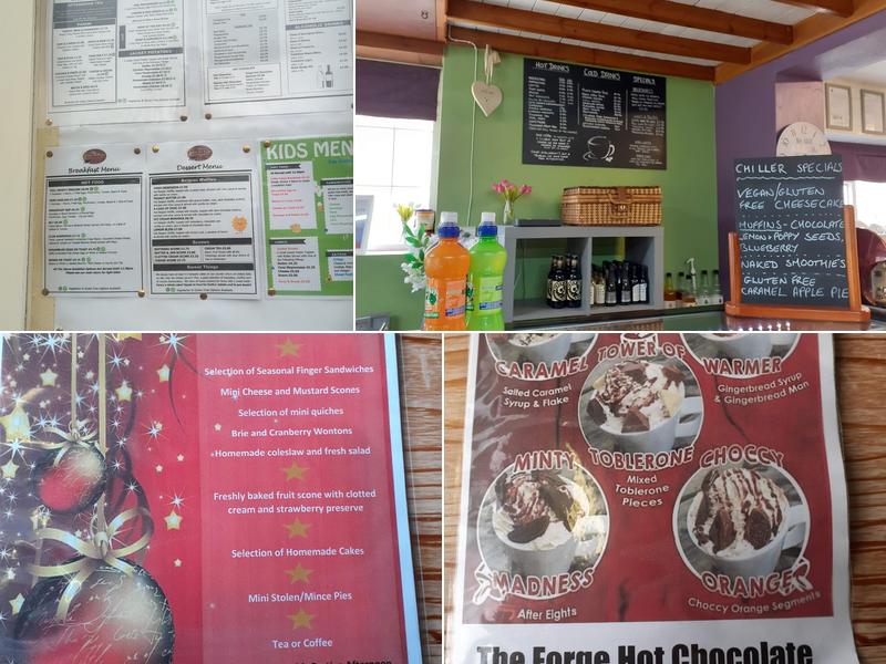 The Forge Tea Rooms & Ice Cream Parlour Menu