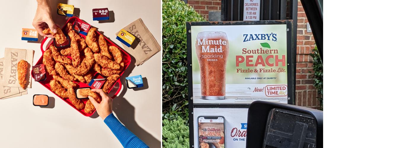 Zaxbys Chicken Fingers & Buffalo Wings Menu