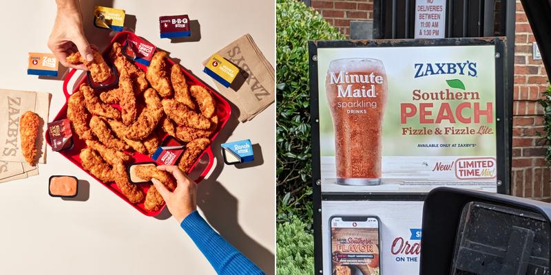 Zaxbys Chicken Fingers & Buffalo Wings Menu