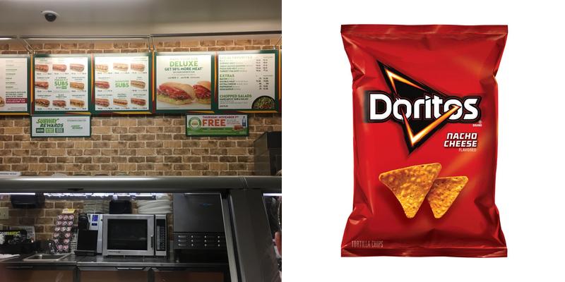 Subway Menu