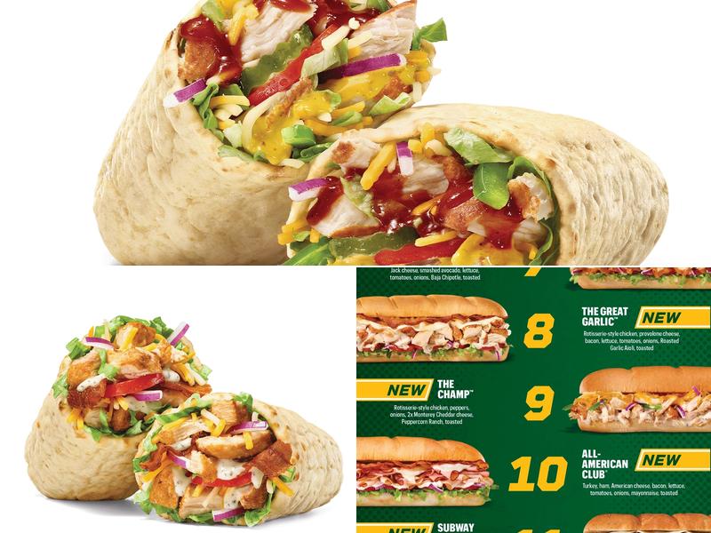 Subway Menu
