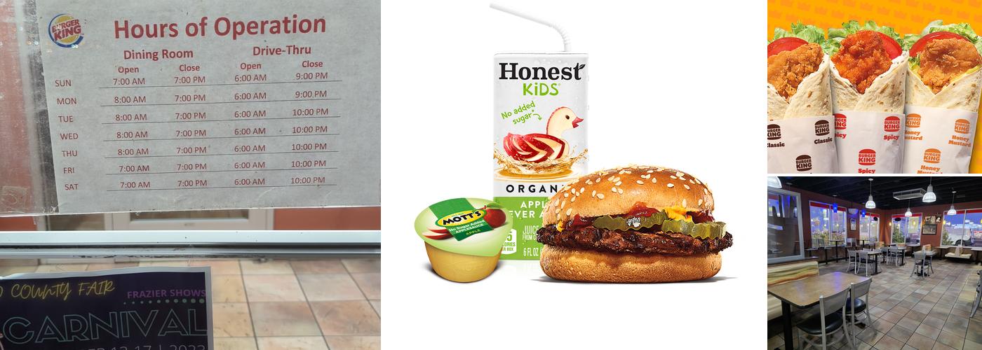 Burger King Menu