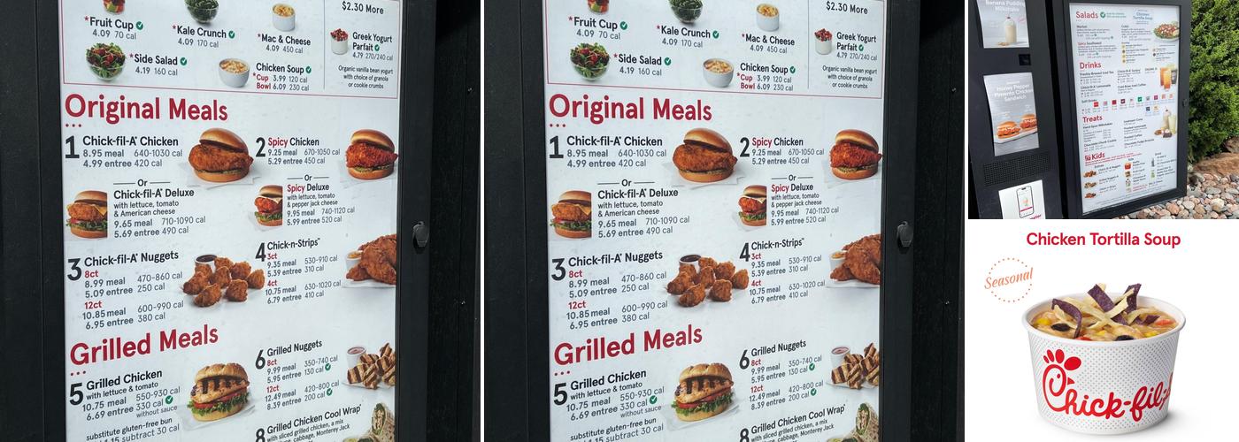 Chick-fil-A Menu