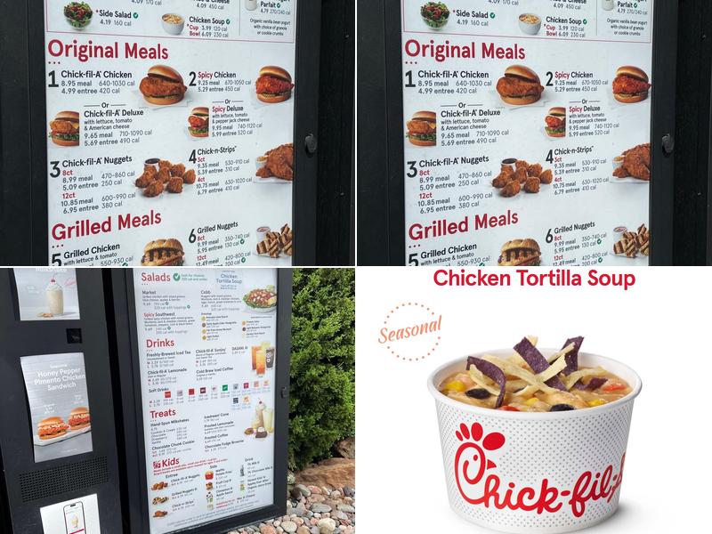 Chick-fil-A Menu