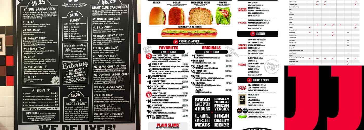 Jimmy John's Menu