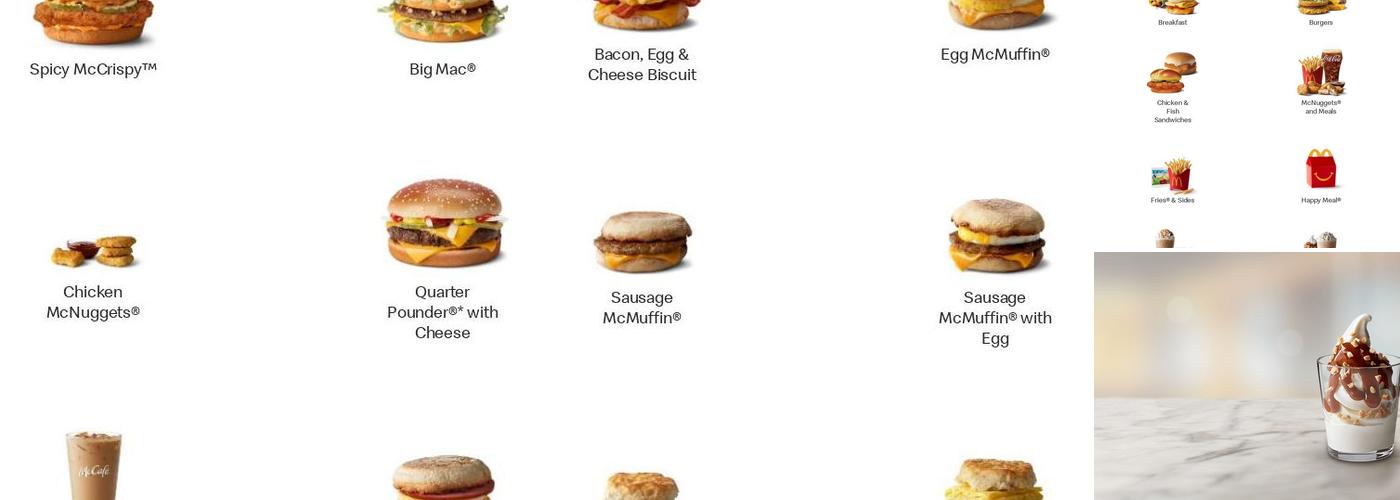 McDonald's Menu