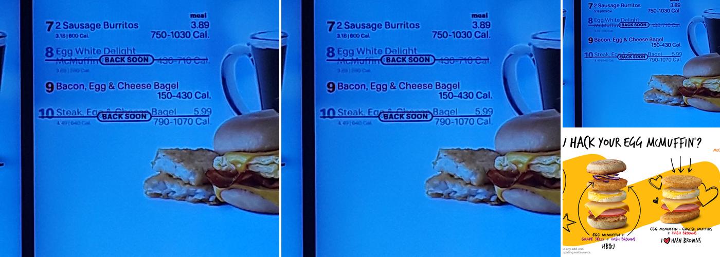 McDonald's Menu