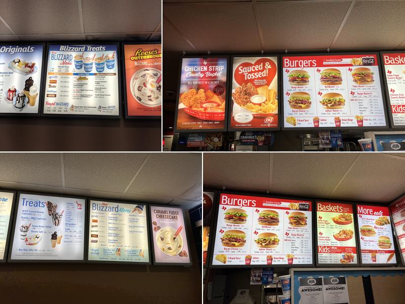 Dairy Queen Menu