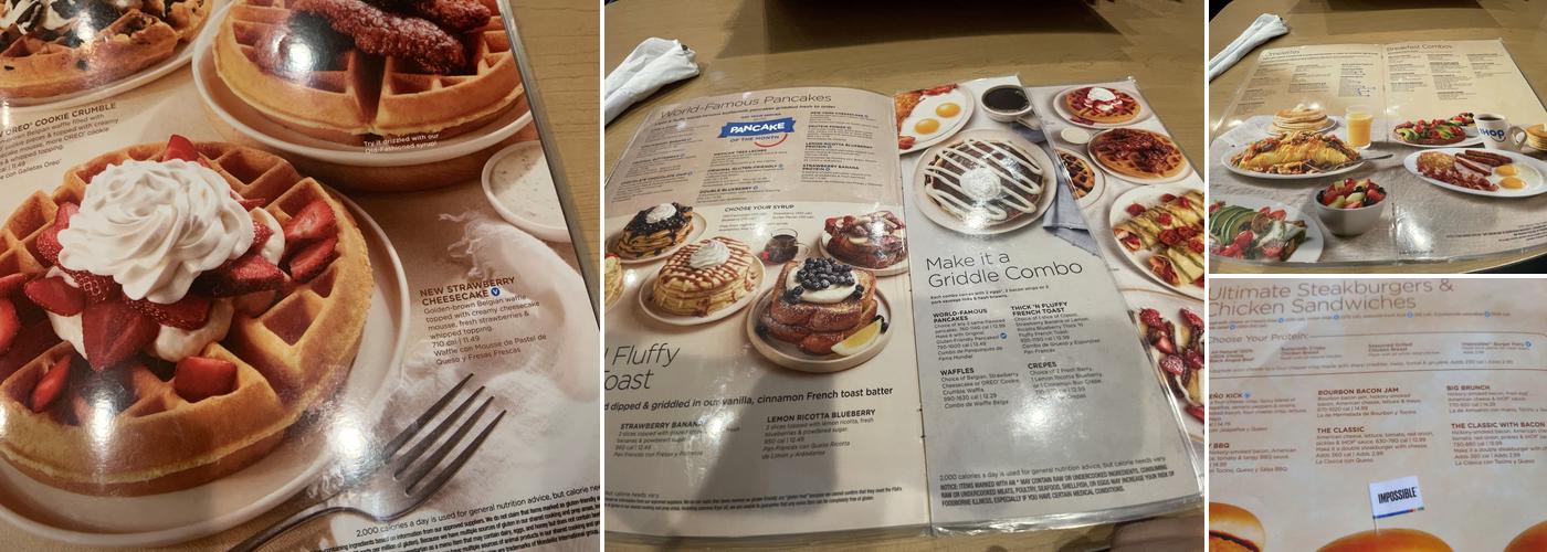 IHOP Menu