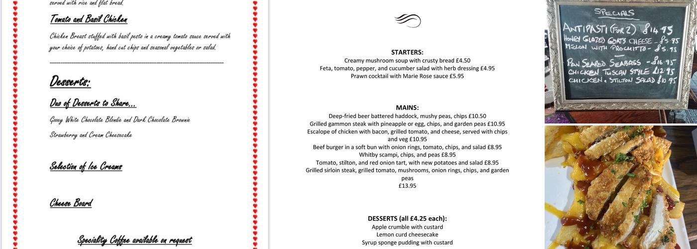 The Jenny Wren Inn Menu