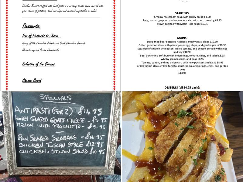 The Jenny Wren Inn Menu