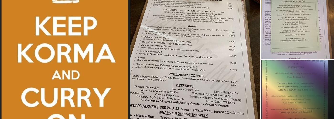 The Haxey Gate Inn Menu