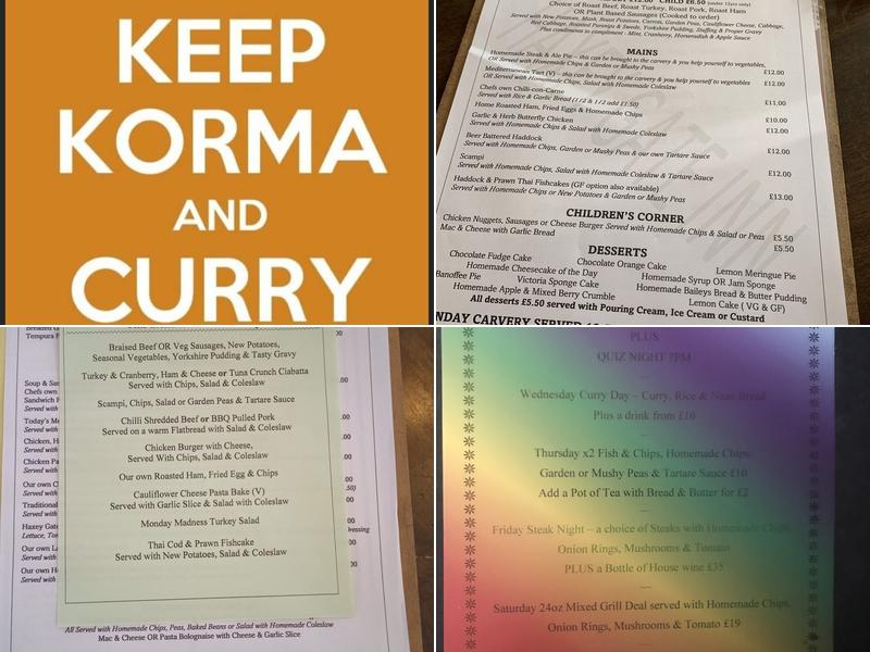 The Haxey Gate Inn Menu