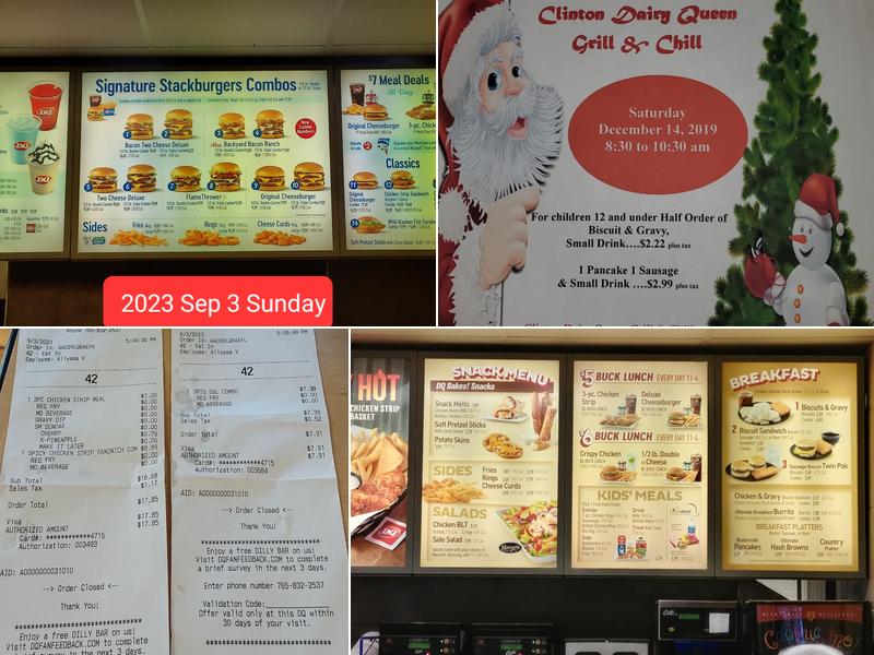 Dairy Queen Grill & Chill Menu
