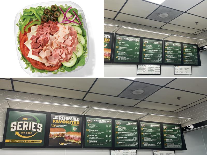 Subway Menu
