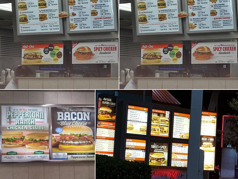 Whataburger Menu