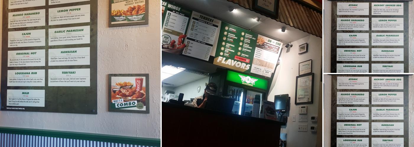 Wingstop Menu
