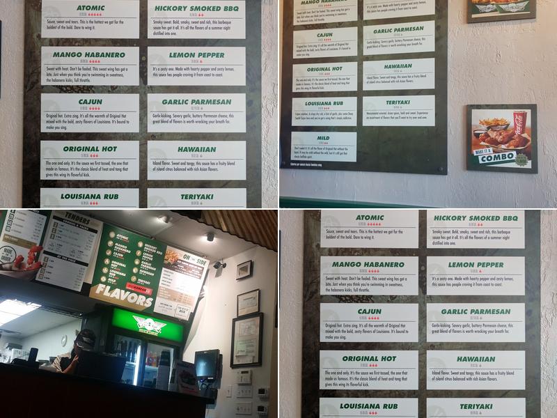 Wingstop Menu