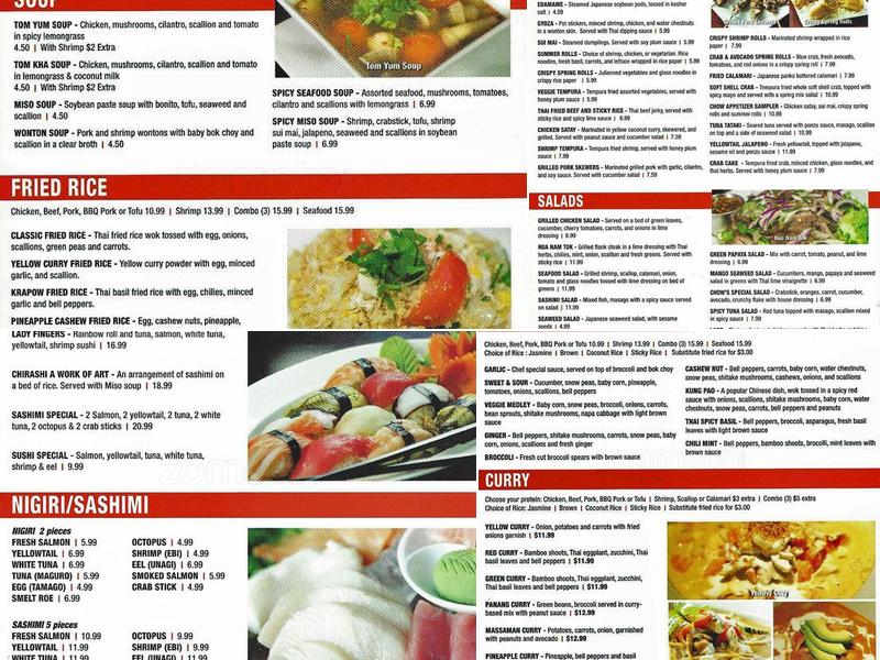Wingstop Menu