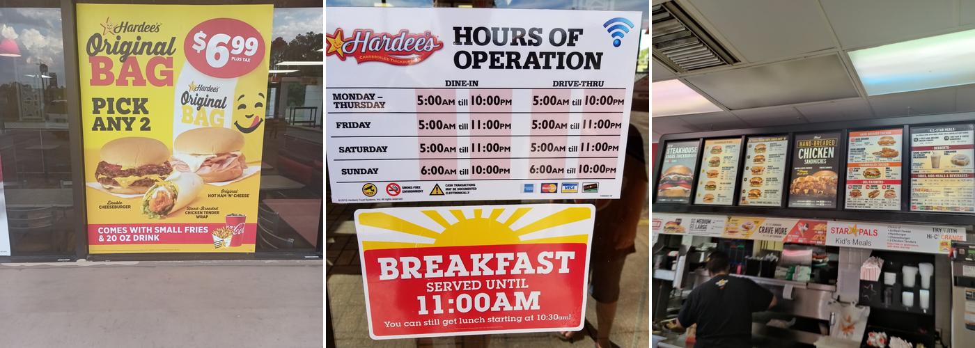 Hardee’s Menu