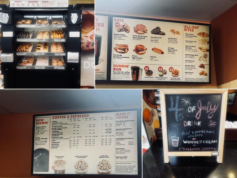 Dunkin' Menu