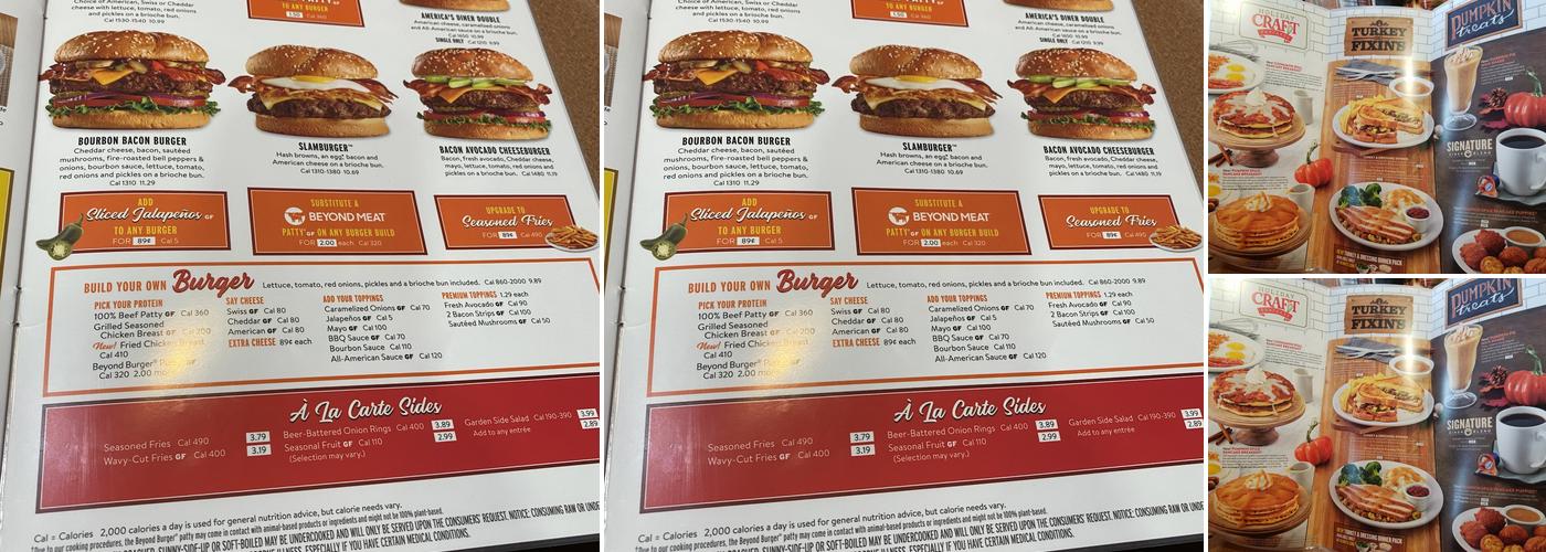 Denny's Menu