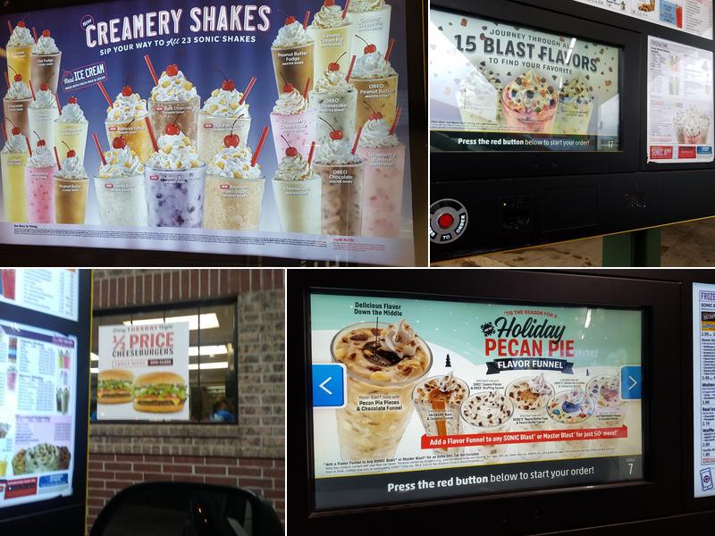 Sonic Drive-In Menu