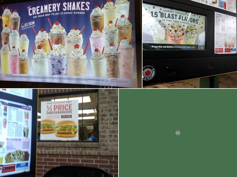 Sonic Drive-In Menu
