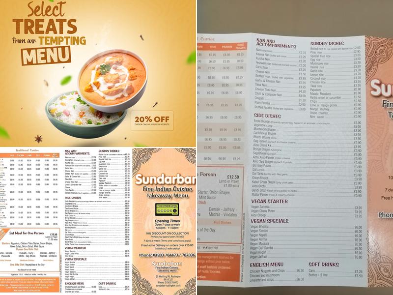 Sundarban Menu