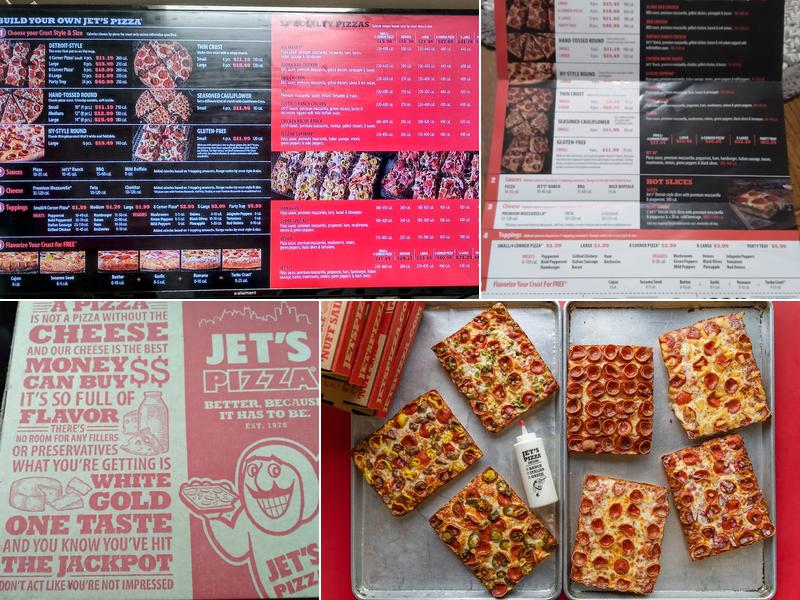 Jet's Pizza Menu