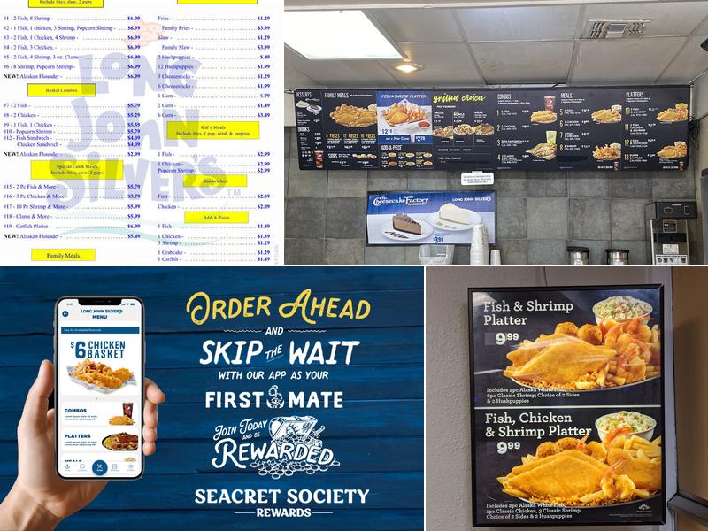 Long John Silver's Menu