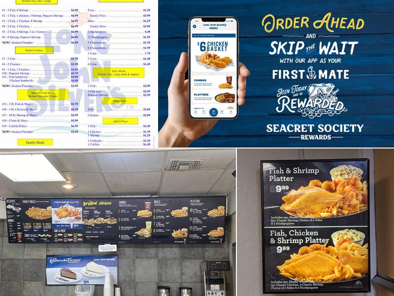 Long John Silver's Menu