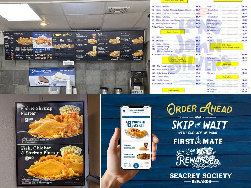 Long John Silver's Menu