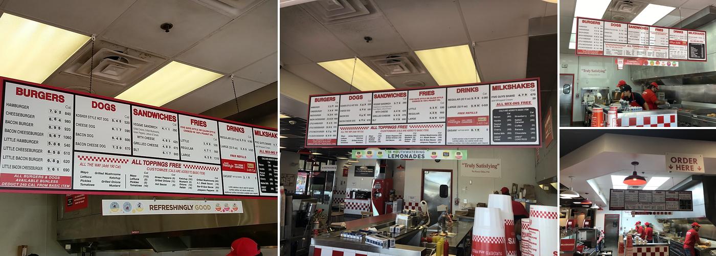 Five Guys Menu