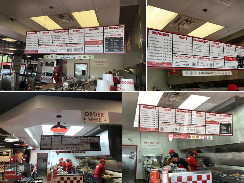 Five Guys Menu