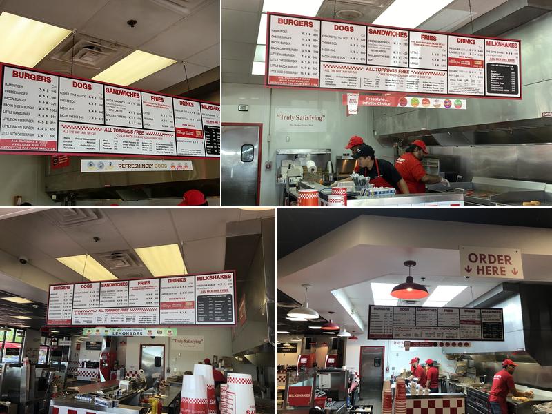Five Guys Menu