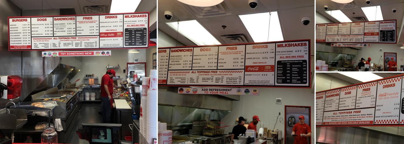 Five Guys Menu