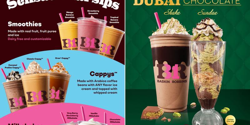 Baskin-Robbins Menu
