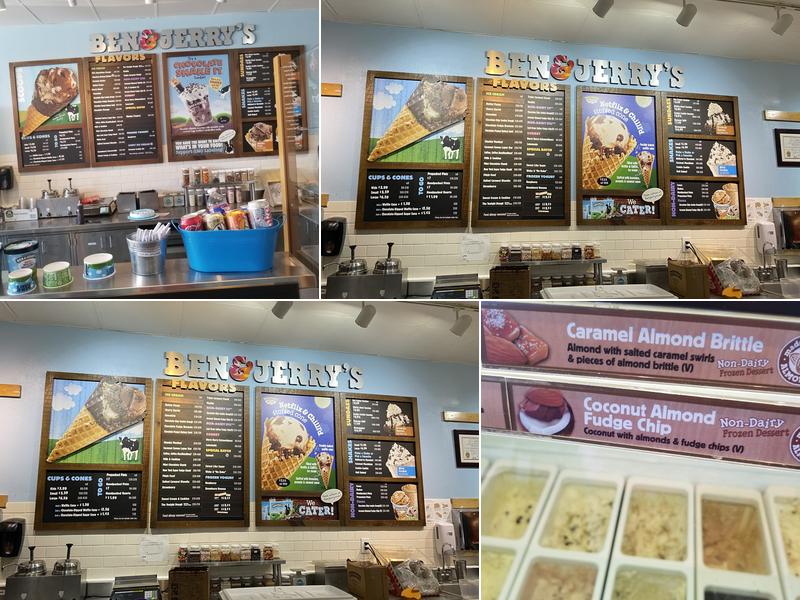 Ben & Jerry’s Menu