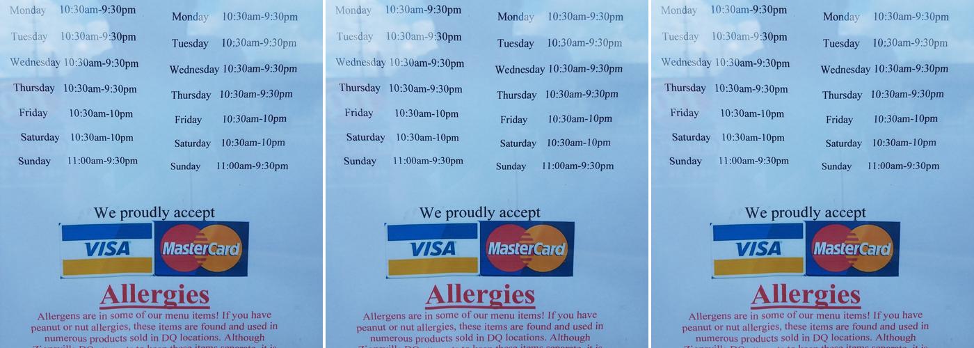 Dairy Queen Grill & Chill Menu