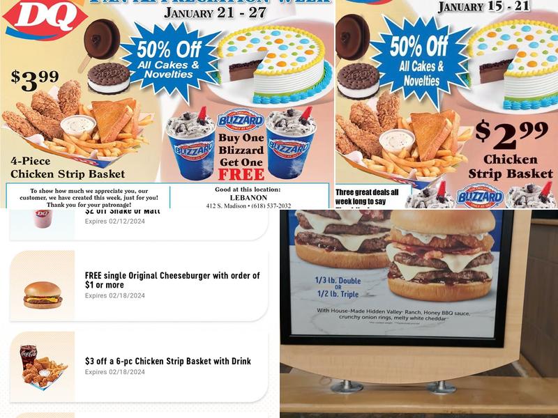 Dairy Queen Grill & Chill Menu